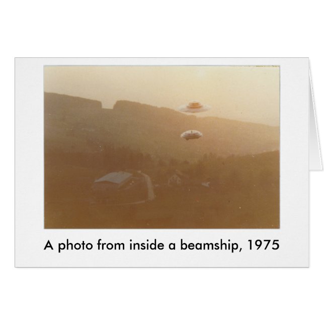 Innanför ett Beamship Hälsningskort (Framsidan Horizontal)