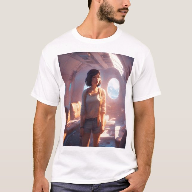 Innanför flygplan t shirt (Framsida)