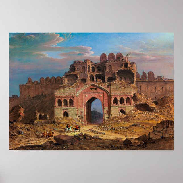 Innanför Purana Qila, Delhi Poster (Framsidan)
