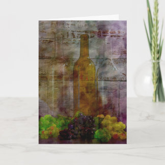 Innebörden av Vine Digital Art Greeting Card Kort