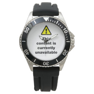 ⚠ Innehåll är för närvarande inte tillgängligt Armbandsur