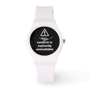 ⚠ Innehåll är för närvarande inte tillgängligt Armbandsur