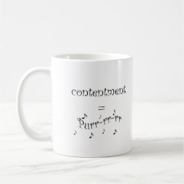innehåll är lika med väv med musik noter kaffemugg