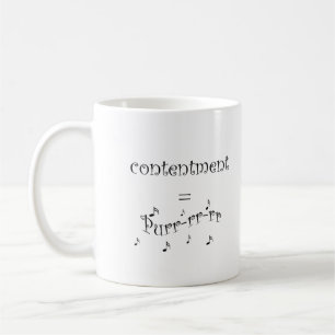 innehåll är lika med väv med musik noter kaffemugg