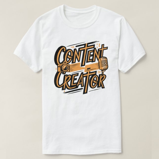 Innehåll Creator - Motivational Design for Creator T Shirt (Design framsida)