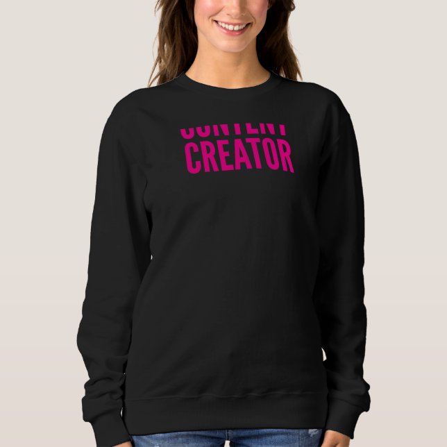 Innehåll Creator Video Blogg Social Media Creator  T Shirt (Framsida)