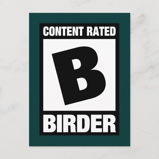 Innehåll-klassificering B: Fågeldjur Vykort (Framsida)