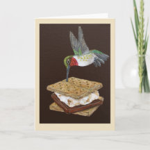 Innehåll kort med hummingbird och mer