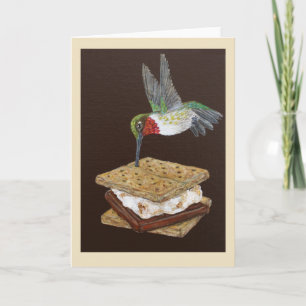 Innehåll kort med hummingbird och mer