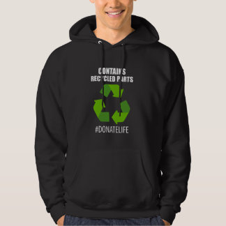 Innehåller återvunna delar Organtransplantationskn Hoodie