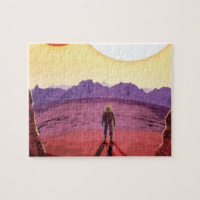 Innehåller utrymmesresmål Planet Äventyr Pussel (Horisontell)