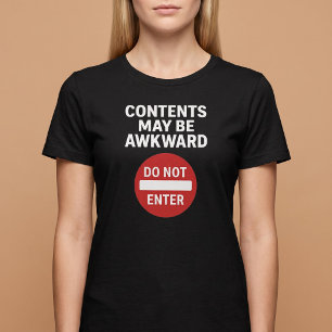 Innehållet Kan Vara Besvärligt T Shirt