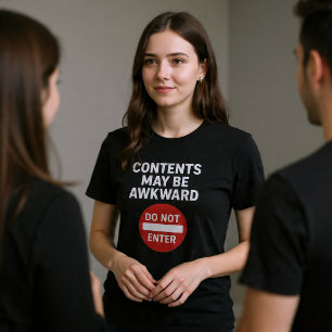 Innehållet Kan Vara Klumpigt T Shirt