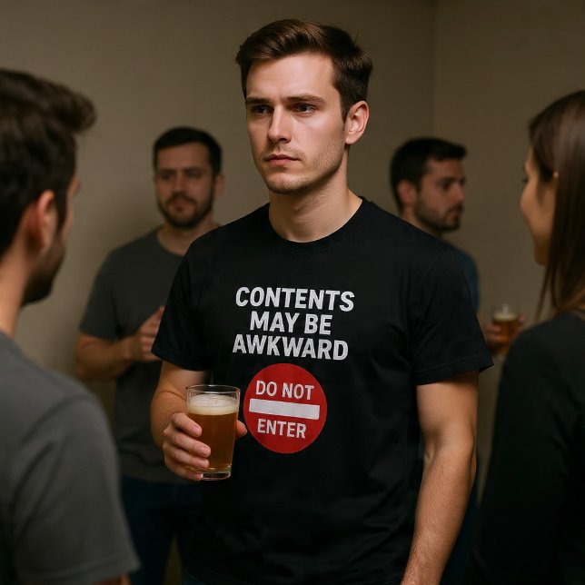 Innehållet Kan Vara Klumpigt T Shirt (Skapare uppladdad)