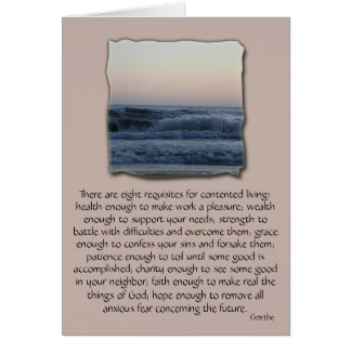 Innehållsrik boende hälsningskort