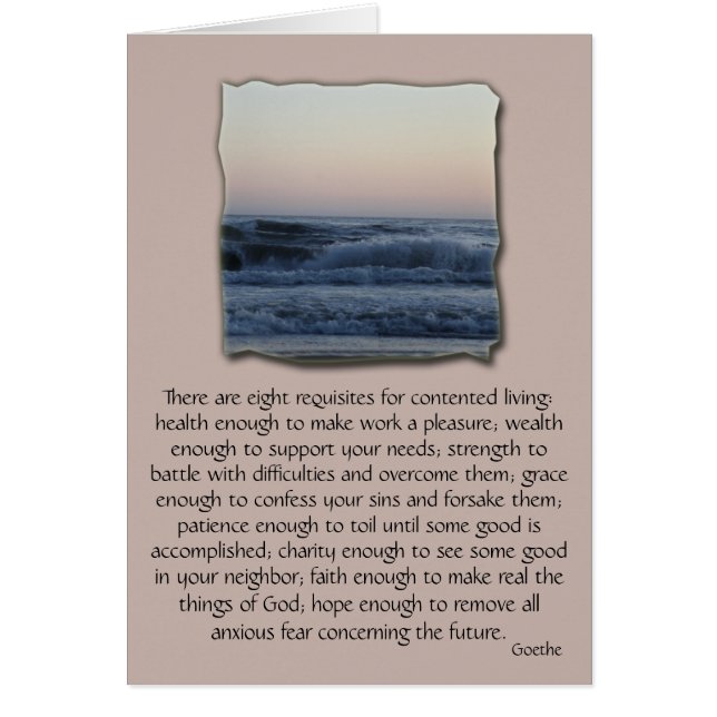 Innehållsrik boende hälsningskort (Framsidan)