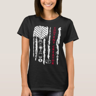 Innehållsskapare bloggare vloggare influencer Amer T Shirt