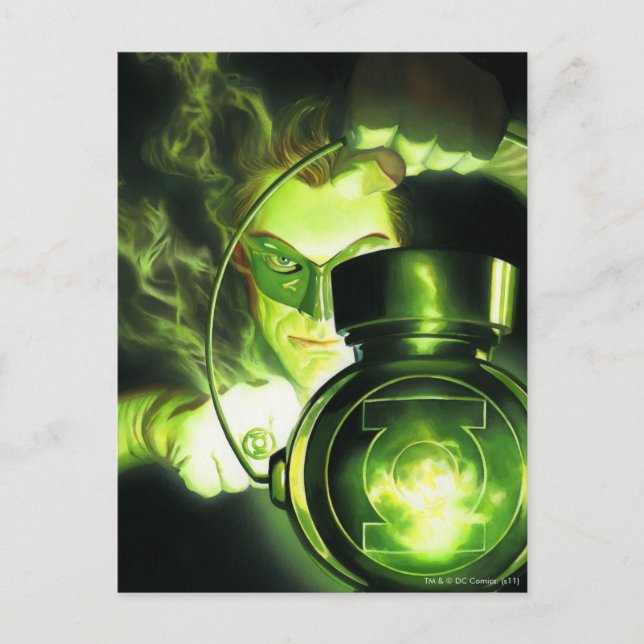 Innehav den gröna lyktan vykort (Framsida)