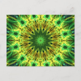 Innehav räcker kaleidoscopen vykort