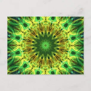 Innehav räcker kaleidoscopen vykort