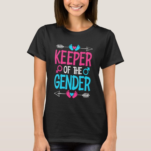 Innehavare av anmälningsdelen för Gender Visa Baby T Shirt (Framsida)