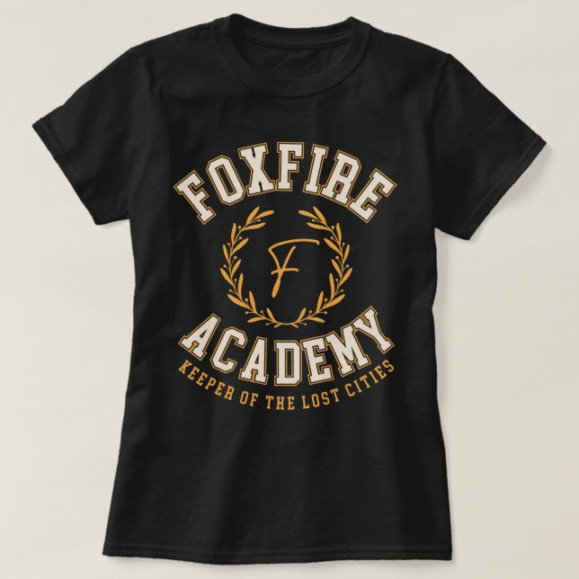 Innehavare av Borttappad Cities Foxfire Academy Bo T Shirt (Design framsida)