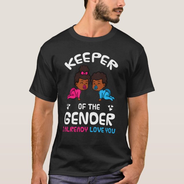 Innehavare av den Gender jag redan Kärlek er afrik T Shirt (Framsida)