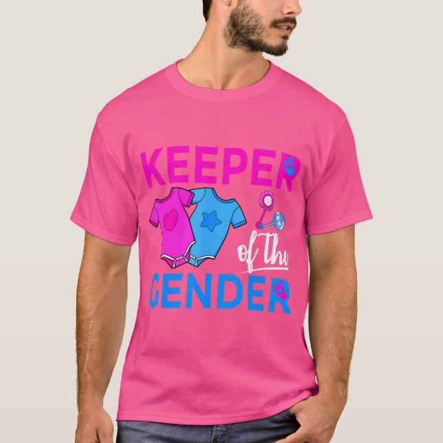 Innehavare av Gender Baby Gender i Party T Shirt (Framsida)