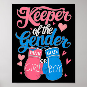 Innehavare av Gender Boxing Gender Reveal Family P Poster