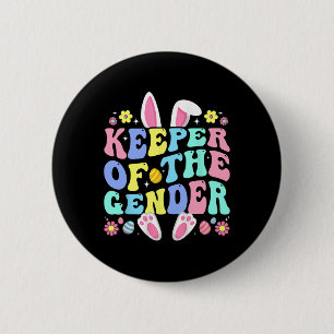 Innehavare av Gender Boy eller Girl Påskhare Gend Knapp