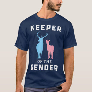 Innehavare av Gender Buck eller Doe Gender-visning T Shirt