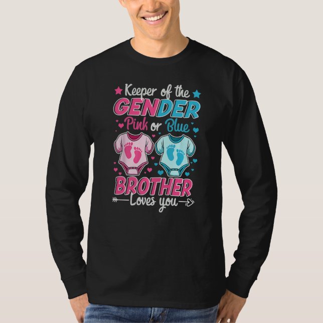 Innehavare av Gender för att visa Rosa eller Kärle T Shirt (Framsida)