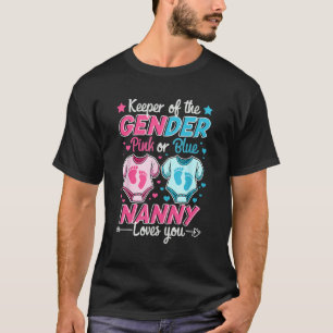 Innehavare av Gender för att visa Rosa eller Kärle T Shirt