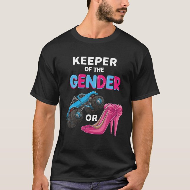 Innehavare av Gender Hjul eller Heels Cute Reveal  T Shirt (Framsida)