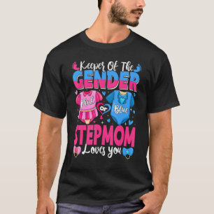 Innehavare av Gender Stepmamma Kärlek du Rosa elle T Shirt