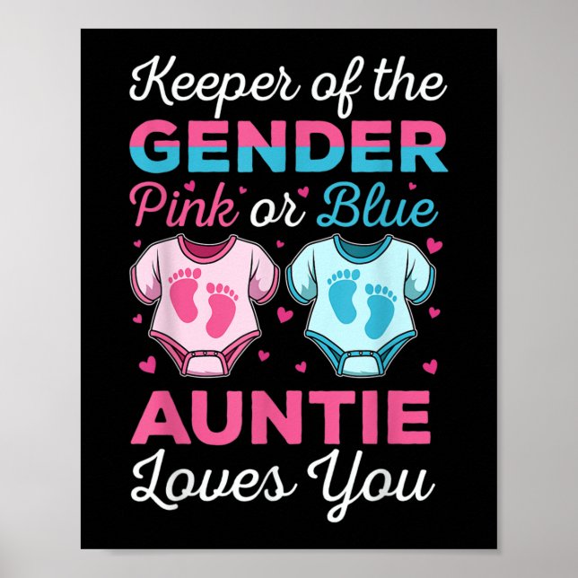 Innehavare av Genderna Auntie Kärlek du Baby Poster (Framsidan)