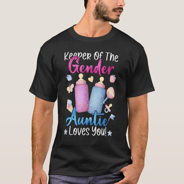 Innehavare av Genderna Auntie Kärlek du Gender Rev T Shirt (Framsida)