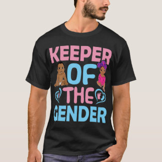 Innehavare av Genderna Baby Gender Reveal Anno T Shirt