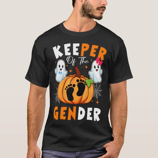 Innehavare av Genderna Baby Halloween Thanksg T Shirt (Framsida)