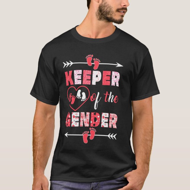 Innehavare av Genderna Baby Valentine Party T Shirt (Framsida)