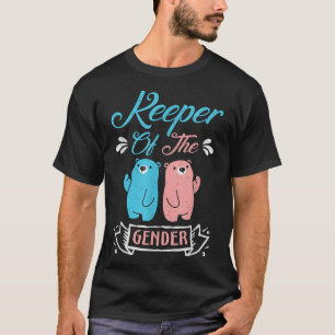 Innehavare av Genderna Bärgbollar i blått och rosa T Shirt
