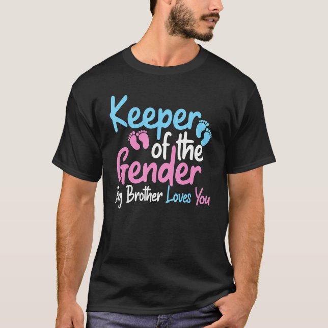 Innehavare av Genderna Big Brother Kärlek du Gende T Shirt (Framsida)