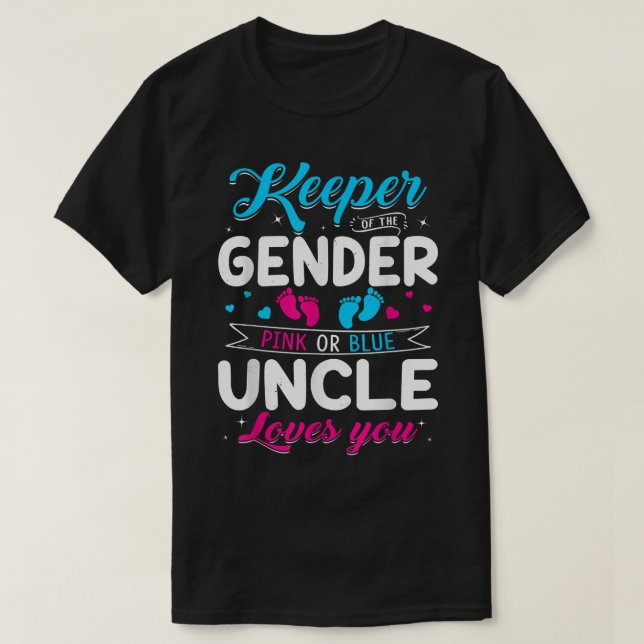 Innehavare av Genderna farbror Kärlek du Baby T Shirt (Design framsida)