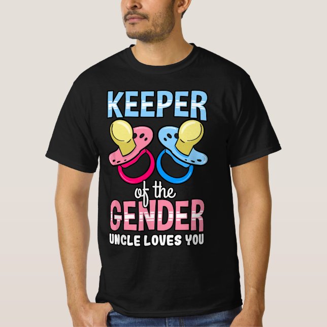 Innehavare av Genderna farbror Kärlek du babyskor  T Shirt (Framsida)