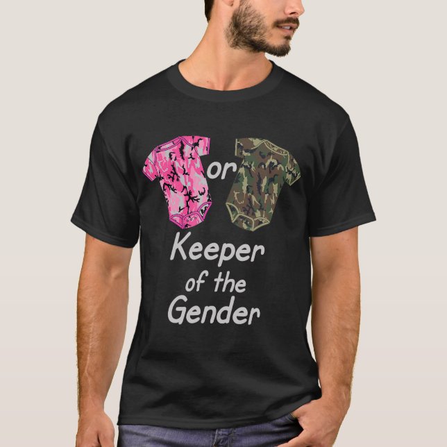 Innehavare av Genderna för att visa Rosa eller Grö T Shirt (Framsida)