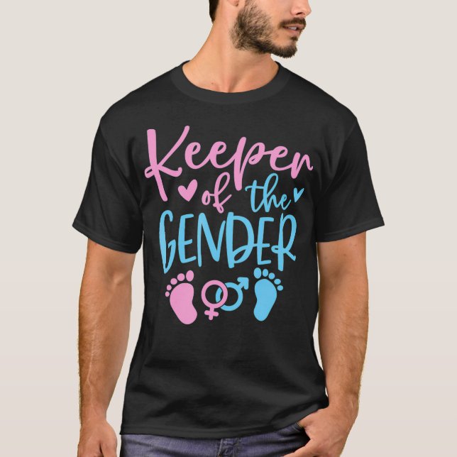 Innehavare av Genderna för meddelande om Gravid av T Shirt (Framsida)