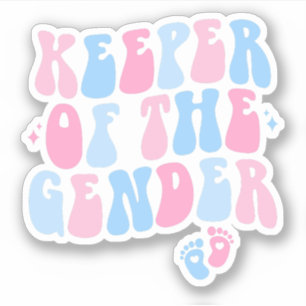 Innehavare av Genderna, Gender Reveal Party Gift Klistermärken