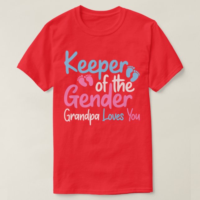 Innehavare av Genderna Grandpa Kärlek You Funny Ge T Shirt (Design framsida)