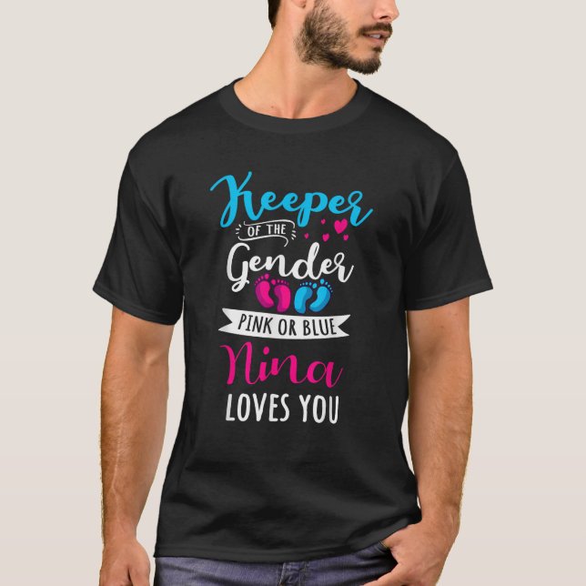 Innehavare av Genderna Nina Kärlek du babyskor Fa T Shirt (Framsida)
