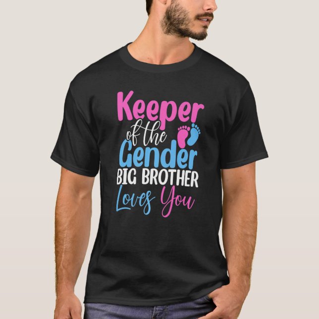 Innehavare av Genderna storebror Kärlek du Baby oc T Shirt (Framsida)